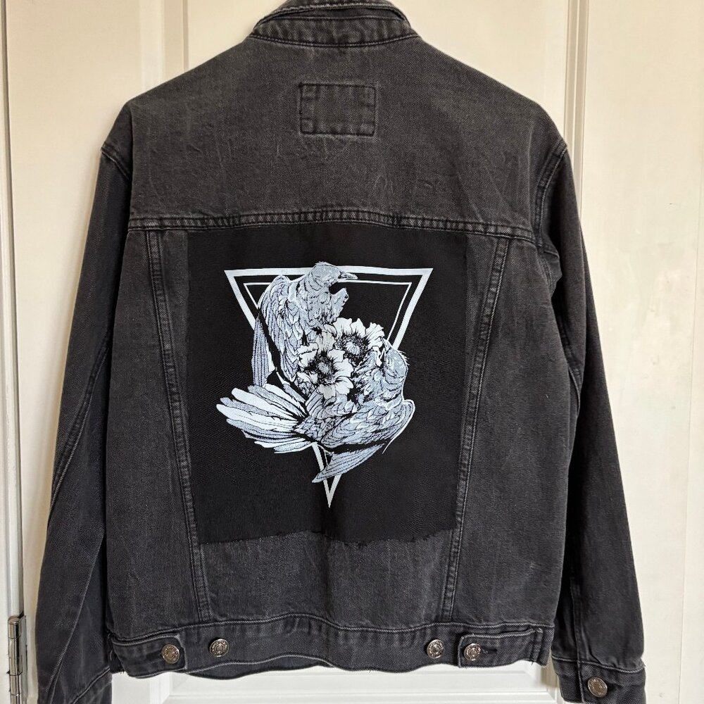 Custom patch jean jacket - image 1
